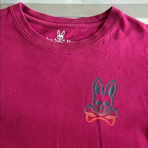 Psycho Bunny Magenta Long Sleeve Shirt Size 3